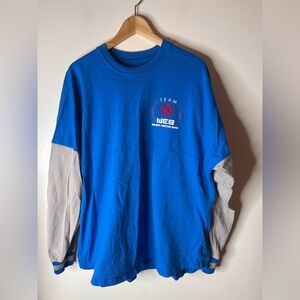 DISNEY MARVEL TEAM WEB Spider Man Avengers Campus Spirit Jersey T SHIRT Mens